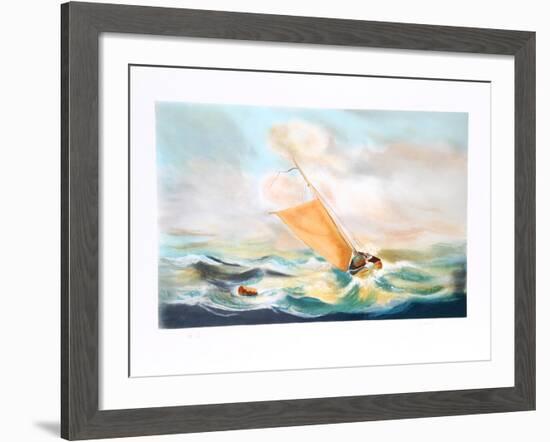 Sail in the Storm-Fioravanti-Framed Limited Edition