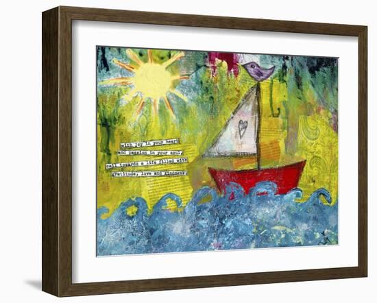 Sail Towards-Jennifer McCully-Framed Giclee Print