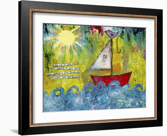 Sail Towards-Jennifer McCully-Framed Giclee Print