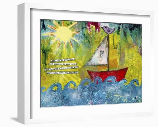 Sail Towards-Jennifer McCully-Framed Giclee Print