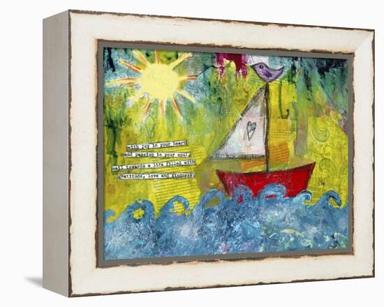 Sail Towards-Jennifer McCully-Framed Premier Image Canvas