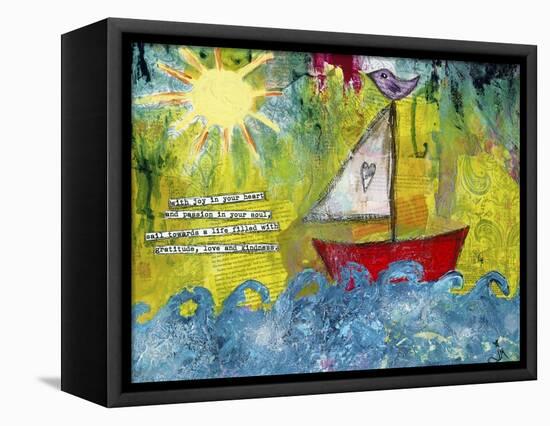 Sail Towards-Jennifer McCully-Framed Premier Image Canvas