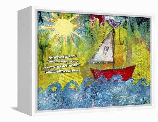 Sail Towards-Jennifer McCully-Framed Premier Image Canvas