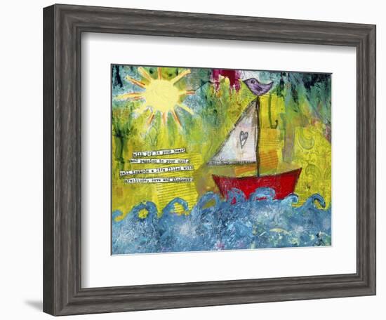 Sail Towards-Jennifer McCully-Framed Giclee Print