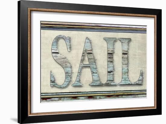 Sail word-Karen Williams-Framed Giclee Print