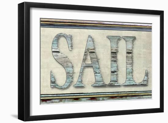 Sail word-Karen Williams-Framed Giclee Print