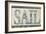 Sail word-Karen Williams-Framed Giclee Print