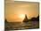 Sailboat at Sunset, Bay of Land's End (El Arco),Cabo San Lucas, Baja, Mexico-Michele Westmorland-Mounted Photographic Print