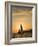 Sailboat at Sunset, Bay of Land's End (El Arco),Cabo San Lucas, Baja, Mexico-Michele Westmorland-Framed Photographic Print