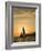 Sailboat at Sunset, Bay of Land's End (El Arco),Cabo San Lucas, Baja, Mexico-Michele Westmorland-Framed Photographic Print