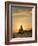 Sailboat at Sunset, Bay of Land's End (El Arco),Cabo San Lucas, Baja, Mexico-Michele Westmorland-Framed Photographic Print