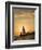 Sailboat at Sunset, Bay of Land's End (El Arco),Cabo San Lucas, Baja, Mexico-Michele Westmorland-Framed Photographic Print