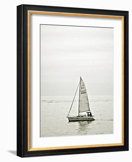 Sailboat D-Toula Mavridou-Messer-Framed Photographic Print