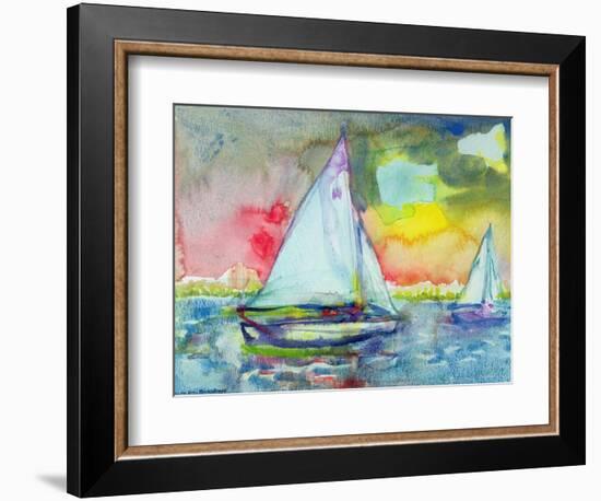 Sailboat Evening-Brenda Brin Booker-Framed Giclee Print