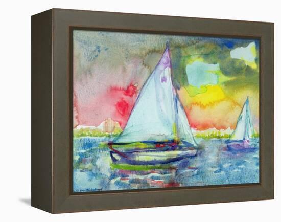 Sailboat Evening-Brenda Brin Booker-Framed Premier Image Canvas