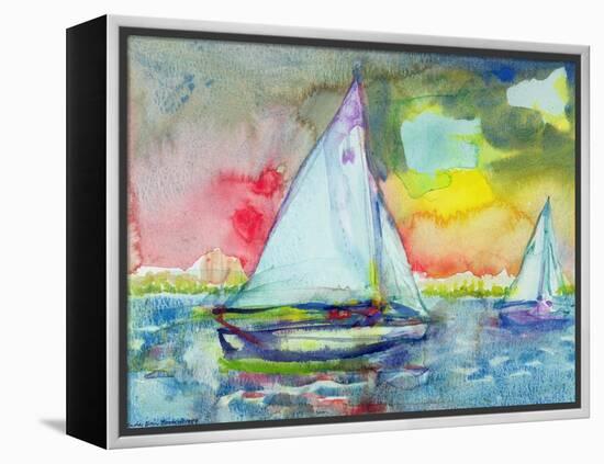 Sailboat Evening-Brenda Brin Booker-Framed Premier Image Canvas