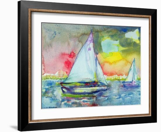 Sailboat Evening-Brenda Brin Booker-Framed Giclee Print