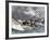 Sailboat Heeling Over in a Hiker-Yacht Race on the Delaware River, 1870s-null-Framed Giclee Print