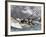 Sailboat Heeling Over in a Hiker-Yacht Race on the Delaware River, 1870s-null-Framed Giclee Print