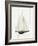 Sailboat II-David Cater Brown-Framed Art Print