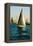 Sailboat in a Lake, Lake Michigan, Chicago, Cook County, Illinois, USA-null-Framed Stretched Canvas