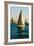 Sailboat in a Lake, Lake Michigan, Chicago, Cook County, Illinois, USA-null-Framed Premium Photographic Print