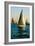 Sailboat in a Lake, Lake Michigan, Chicago, Cook County, Illinois, USA-null-Framed Photographic Print