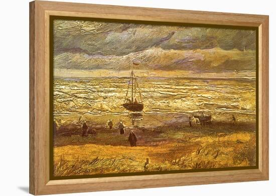 Sailboat in Storm, 1882-Vincent van Gogh-Framed Premier Image Canvas