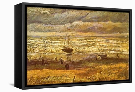 Sailboat in Storm, 1882-Vincent van Gogh-Framed Premier Image Canvas