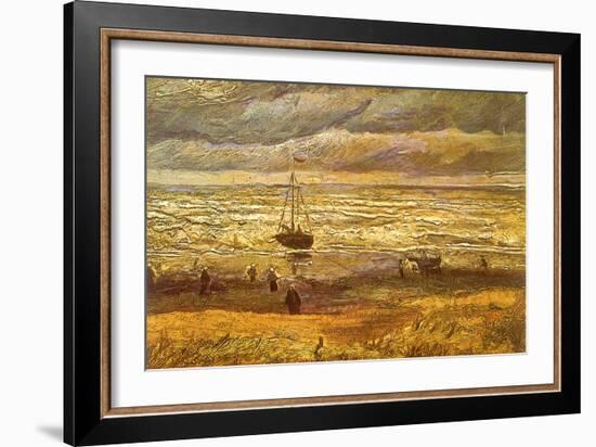 Sailboat in Storm, 1882-Vincent van Gogh-Framed Giclee Print