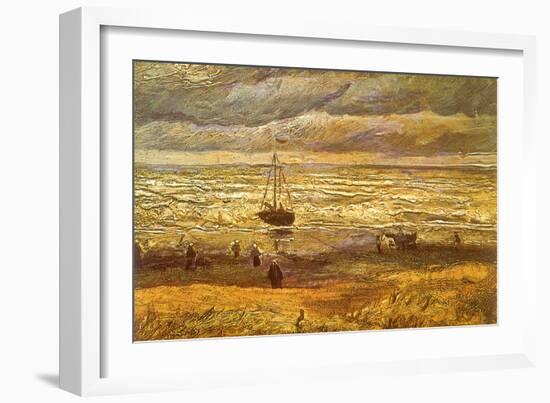 Sailboat in Storm, 1882-Vincent van Gogh-Framed Giclee Print