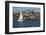 Sailboat in the Pacific Ocean, Newport Beach, Orange County, California, USA-Panoramic Images-Framed Photographic Print