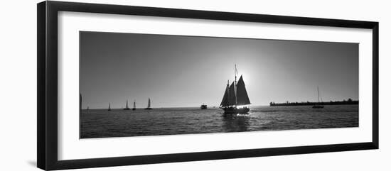 Sailboat, Key West, Florida, USA-null-Framed Photographic Print