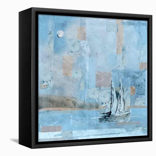 Sailboat No. 1-Marta Wiley-Framed Stretched Canvas