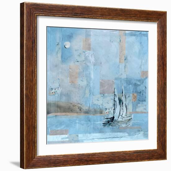 Sailboat No. 1-Marta Wiley-Framed Art Print