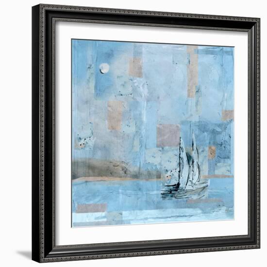 Sailboat No. 1-Marta Wiley-Framed Art Print