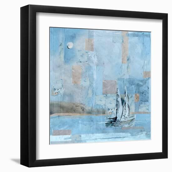 Sailboat No. 1-Marta Wiley-Framed Art Print