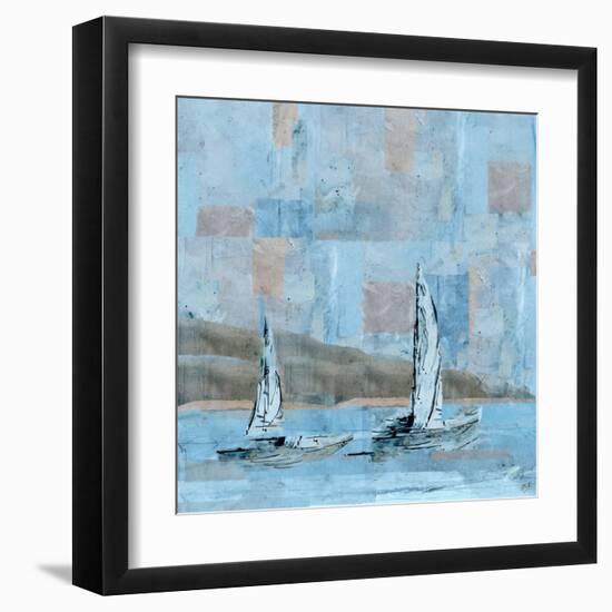 Sailboat No. 2-Marta Wiley-Framed Art Print