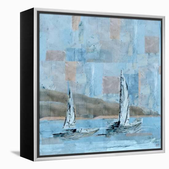 Sailboat No. 2-Marta Wiley-Framed Stretched Canvas