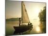 Sailboat on Calm Waters-null-Mounted Photographic Print