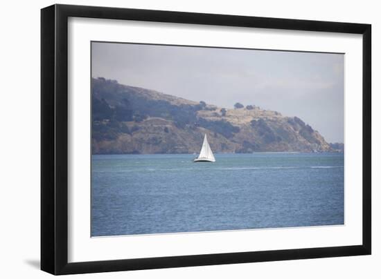 Sailboat on the Bay, Sausalito, Marin County, California-Anna Miller-Framed Photographic Print