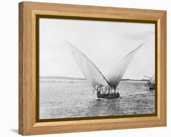 Sailboat on the Nile-Bettmann-Framed Premier Image Canvas