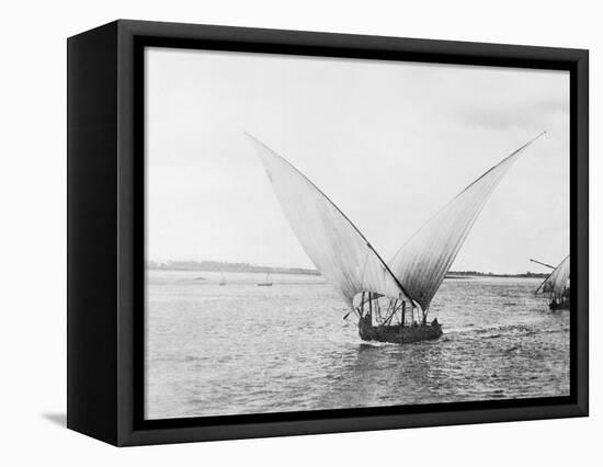 Sailboat on the Nile-Bettmann-Framed Premier Image Canvas