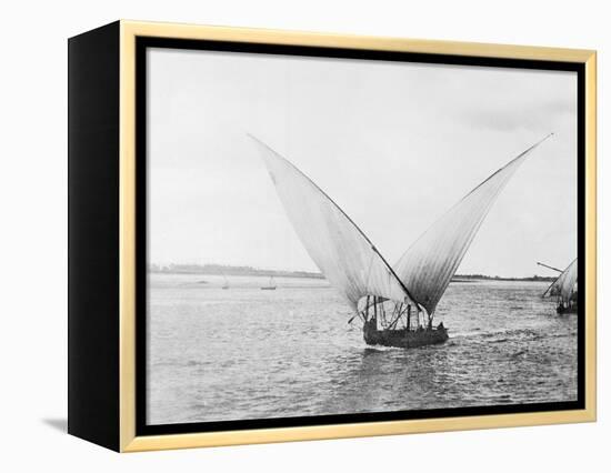 Sailboat on the Nile-Bettmann-Framed Premier Image Canvas