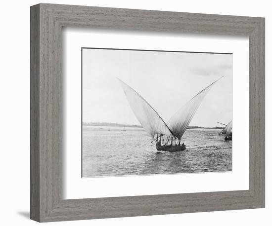 Sailboat on the Nile-Bettmann-Framed Photographic Print