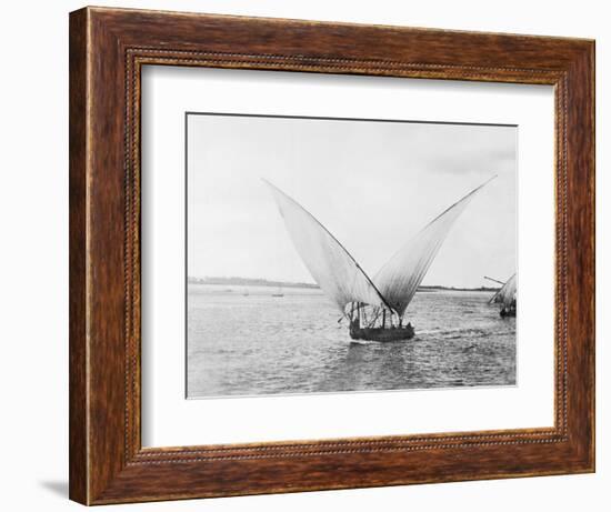 Sailboat on the Nile-Bettmann-Framed Photographic Print