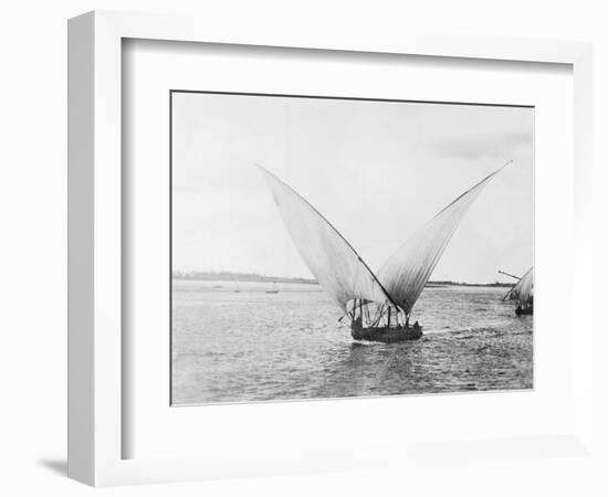 Sailboat on the Nile-Bettmann-Framed Photographic Print