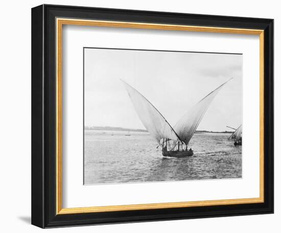 Sailboat on the Nile-Bettmann-Framed Photographic Print