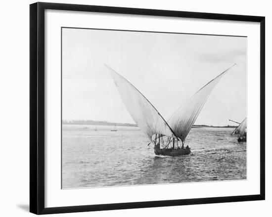 Sailboat on the Nile-Bettmann-Framed Photographic Print