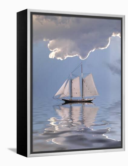 Sailboat On Water-rolffimages-Framed Stretched Canvas